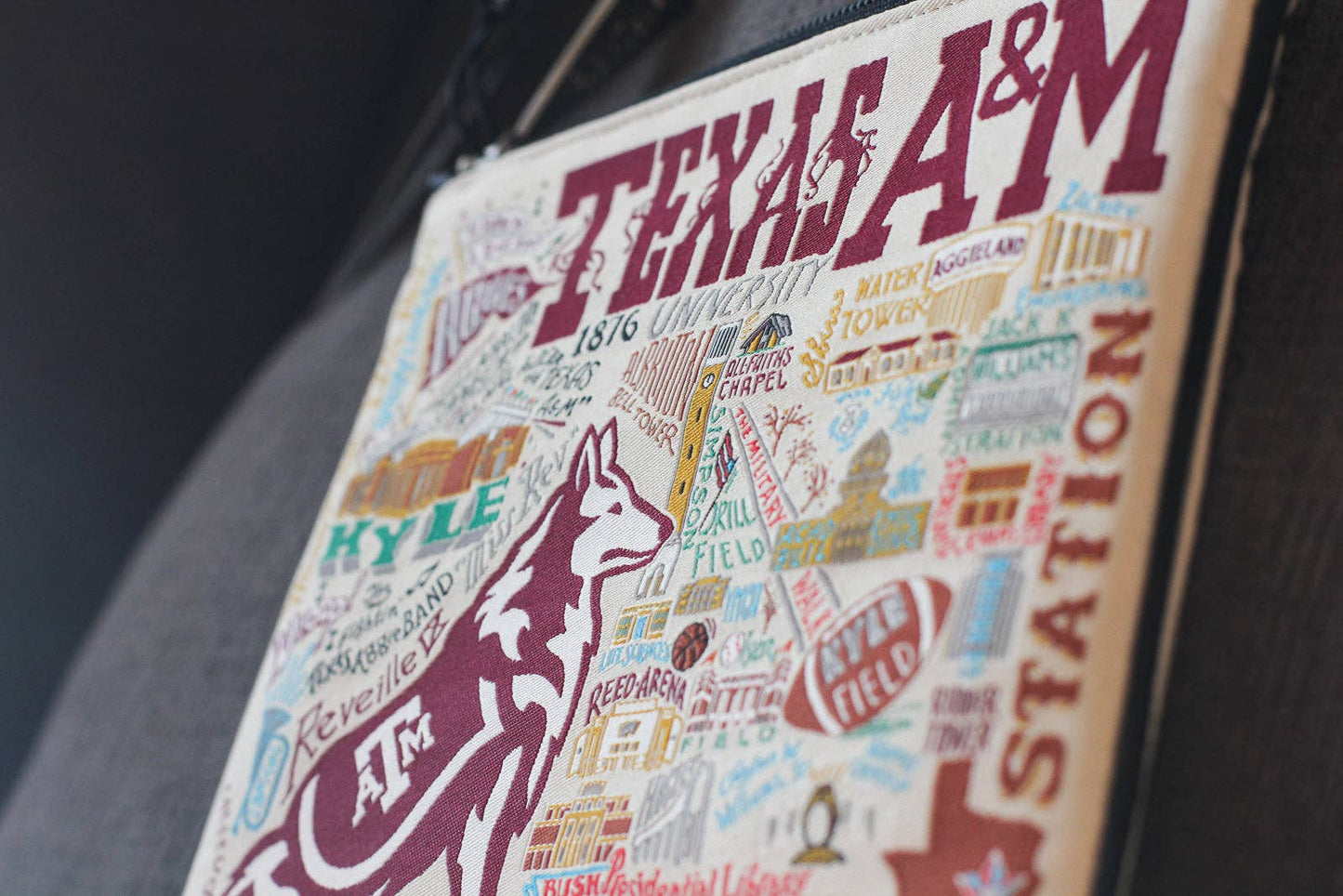 Texas A&M University Collegiate Zip Pouch