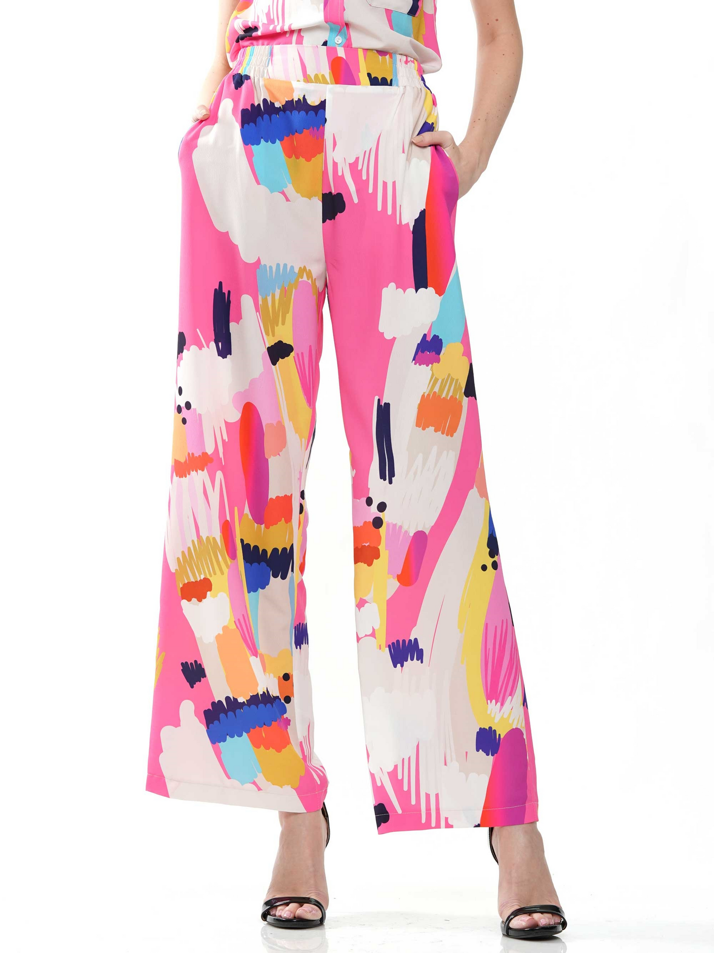 WD Abstract Paint Pants