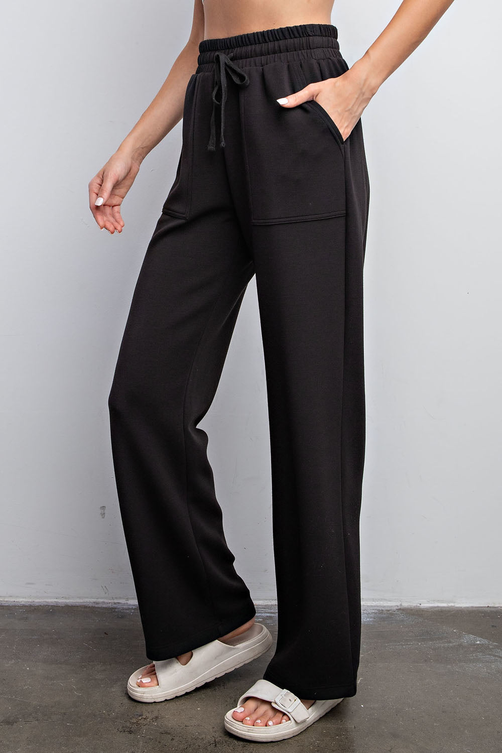 Rae Mode Black Lounge Pants W/ Pockets