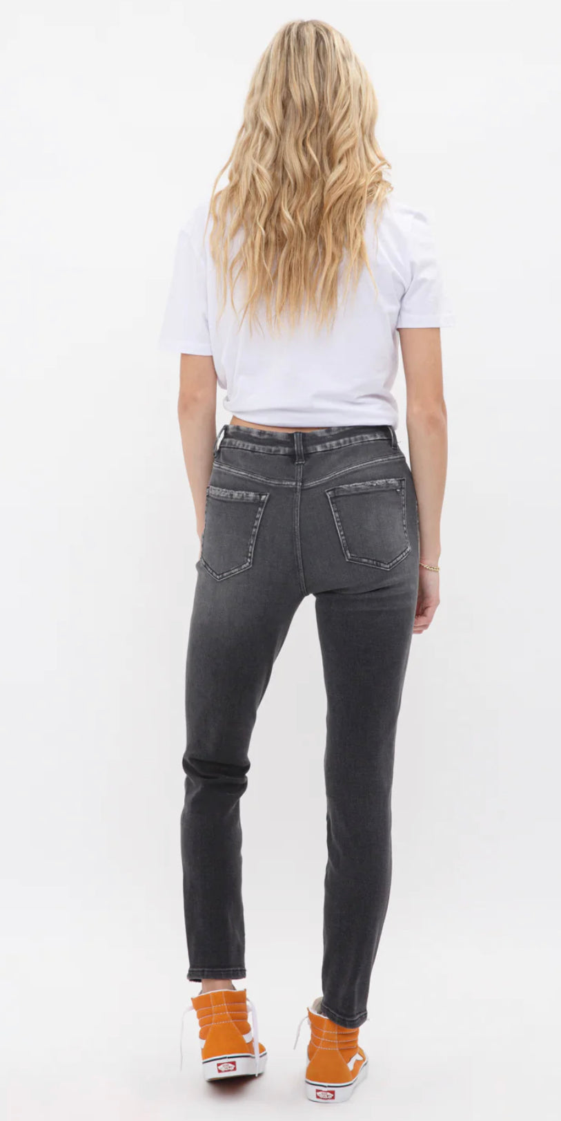 Mid Rise Ankle Skinny Jeans