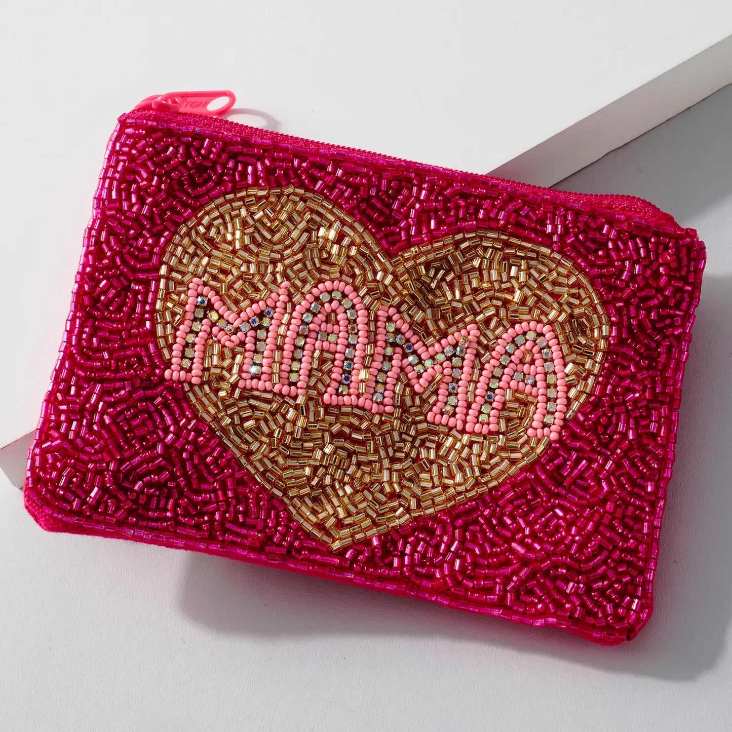 Mama Beaded Coin Purse