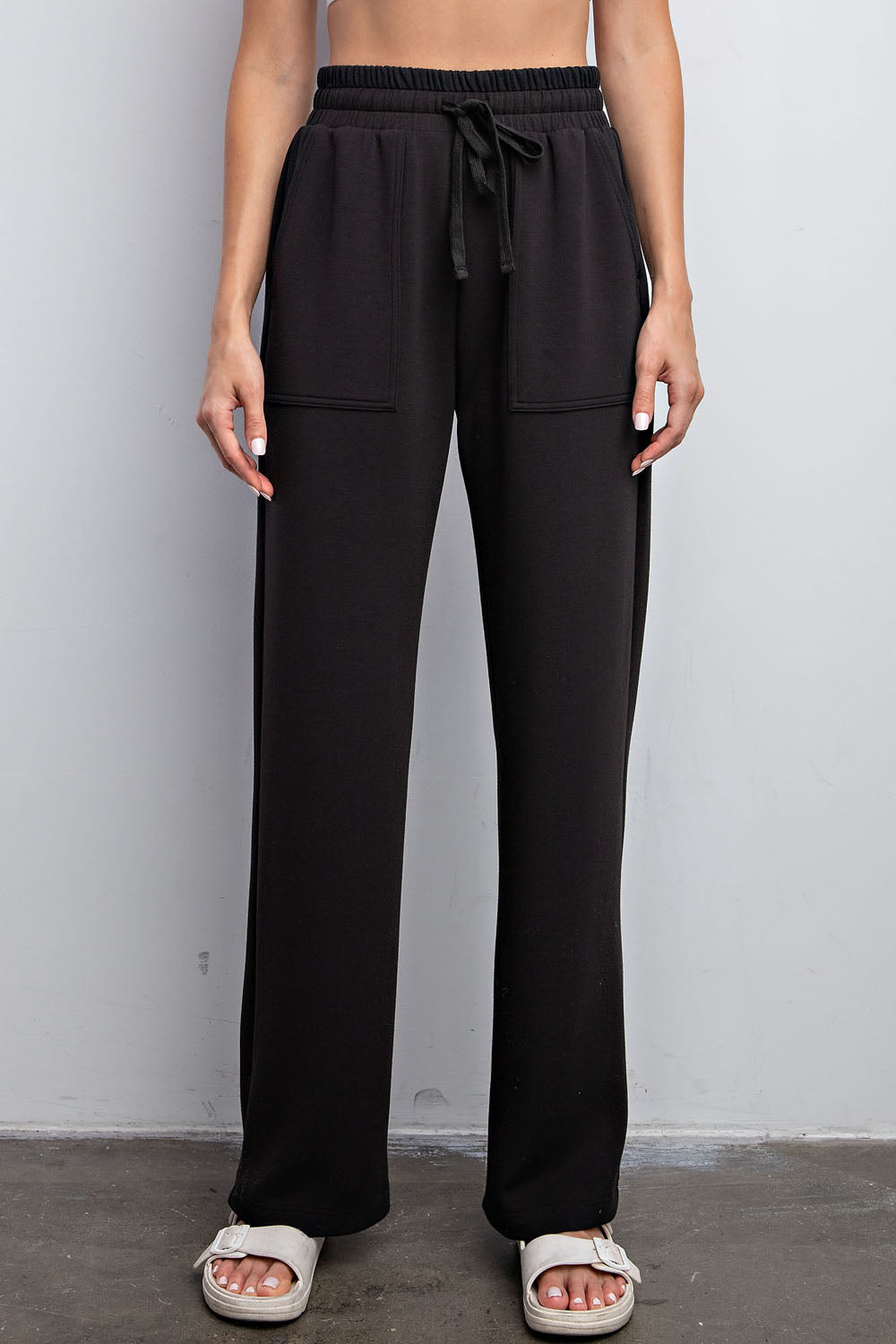 Rae Mode Black Lounge Pants W/ Pockets