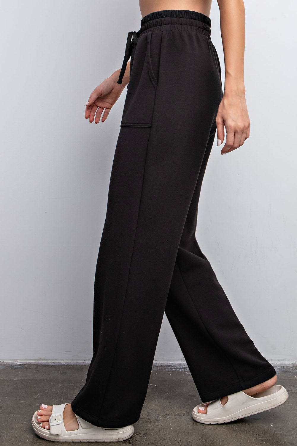 Rae Mode Black Lounge Pants W/ Pockets