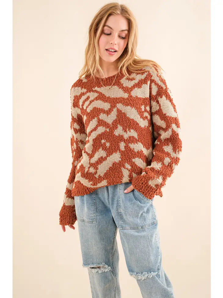 ATW Textured & Patterned Pullover