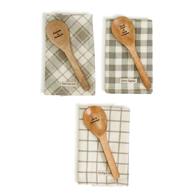 Dish Towel/Wooden Spoon