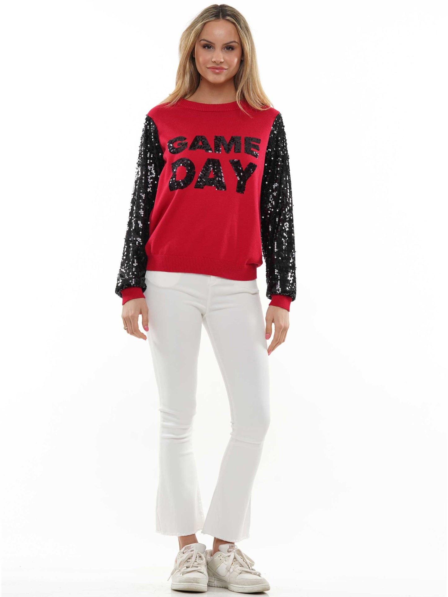 Red/Black Game Day Sweater