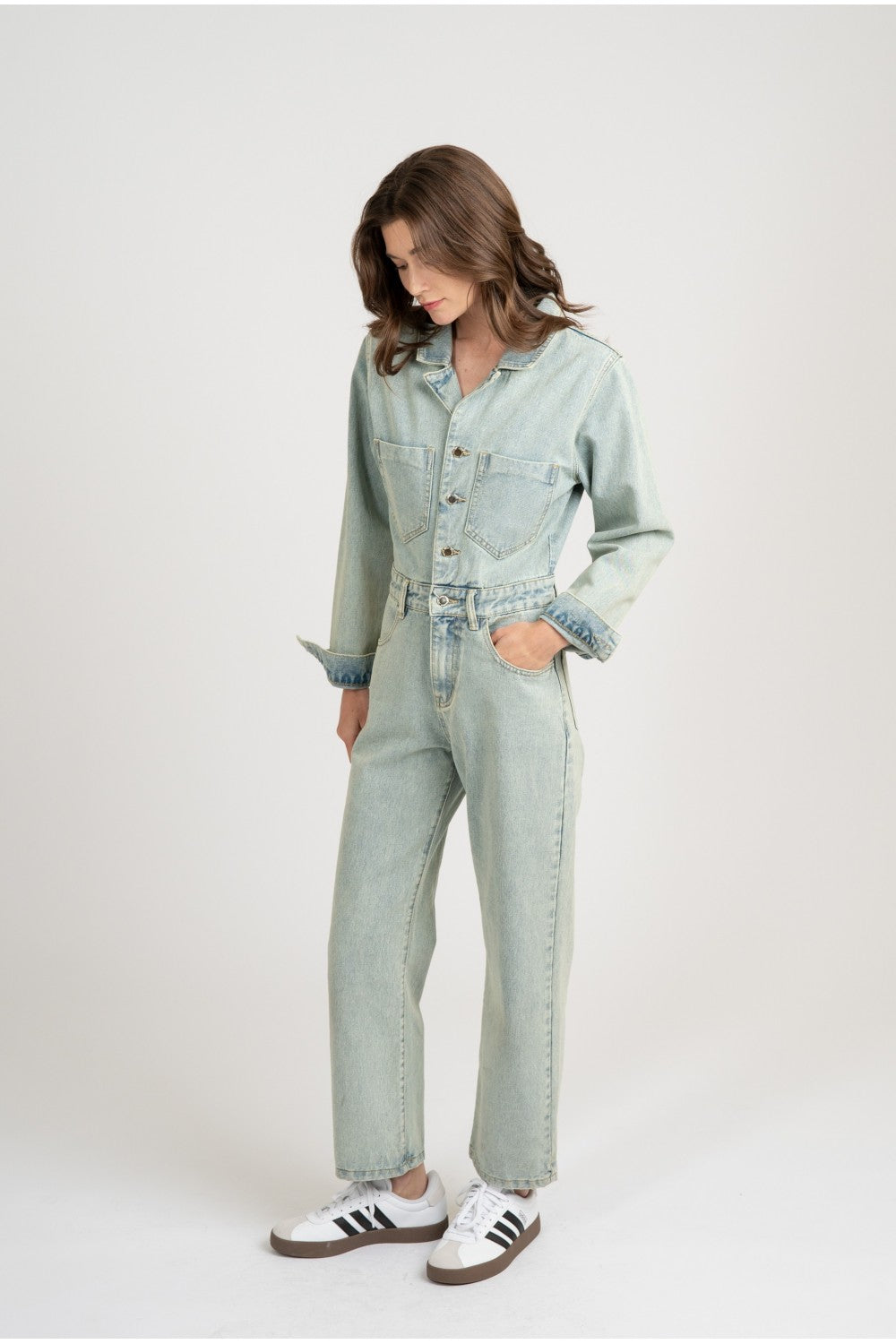 Mandi Vintage Denim Jumpsuit