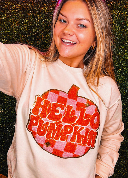 Hello Pumpkin Chenille