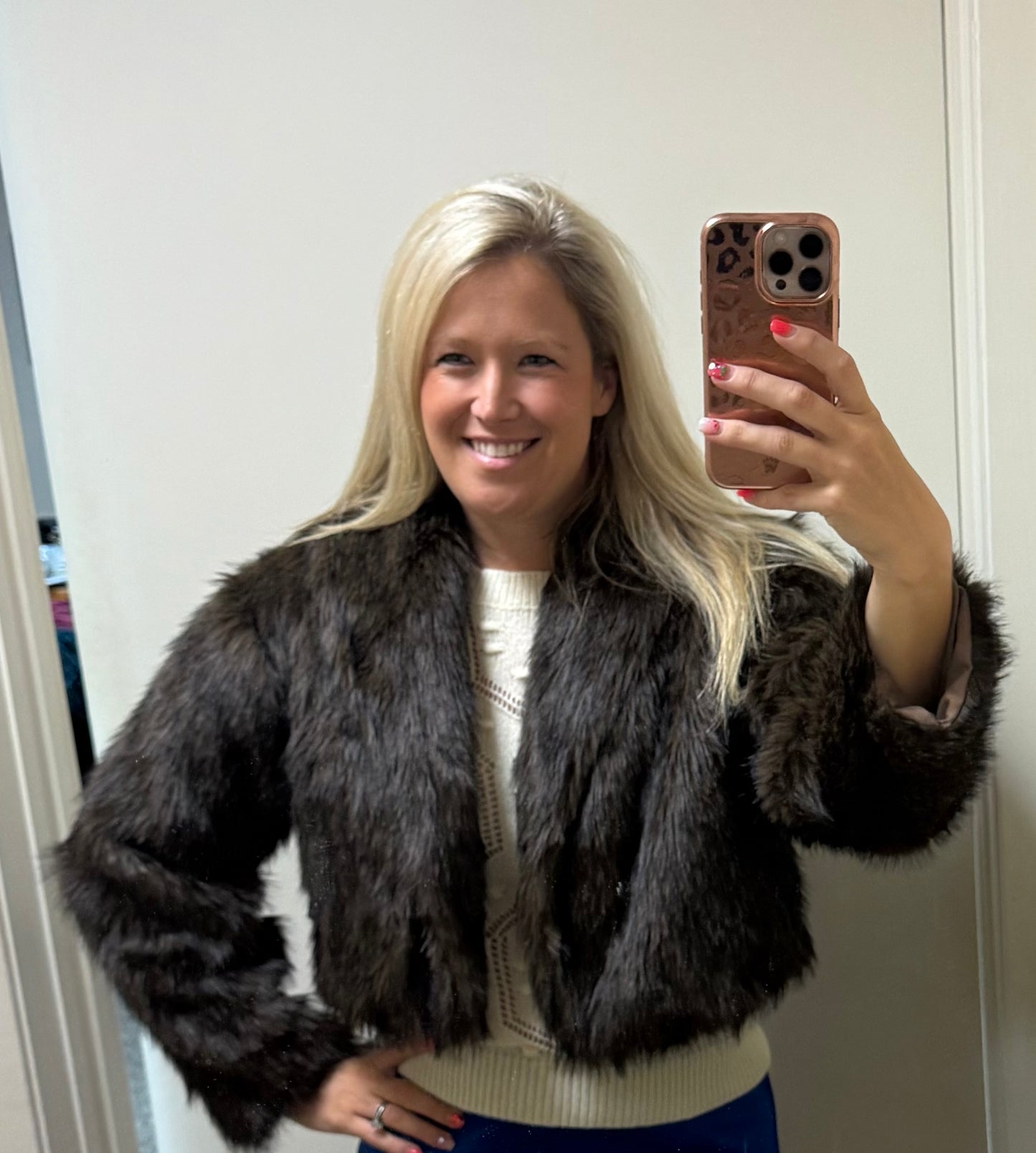 Fur Knit Jacket