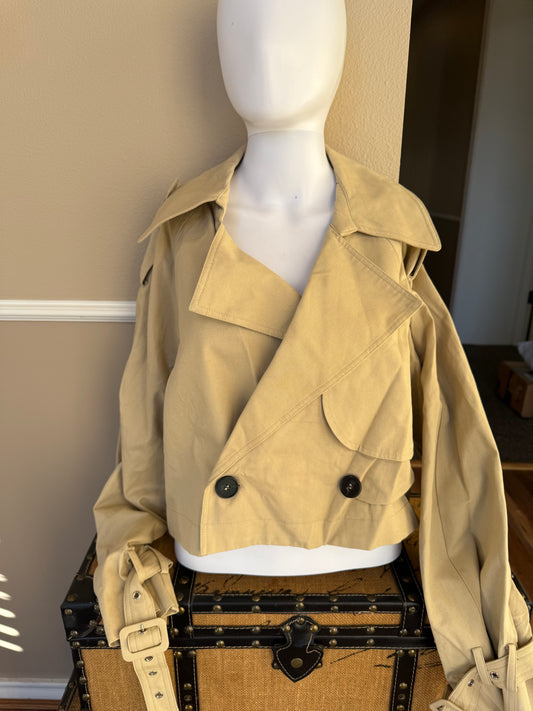 Illa Illa Crop Beige Jacket