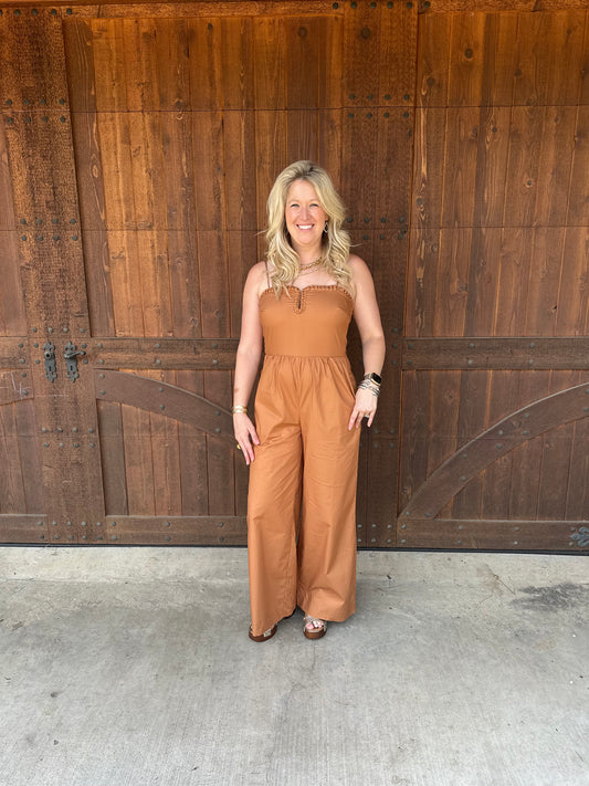 Roxanne Rust Jumpsuit