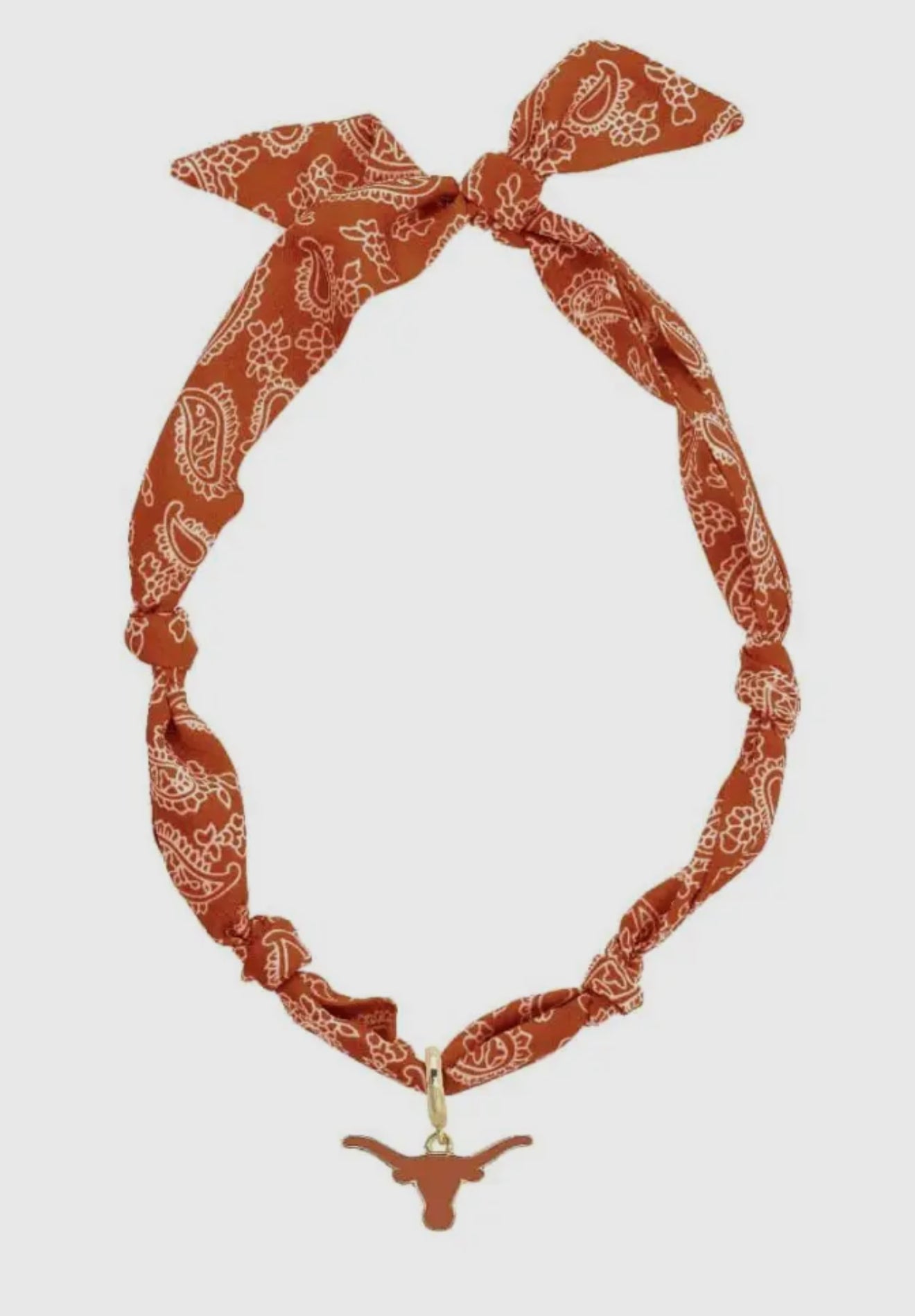 Collegiate Logo Bandana Scarf Necklace