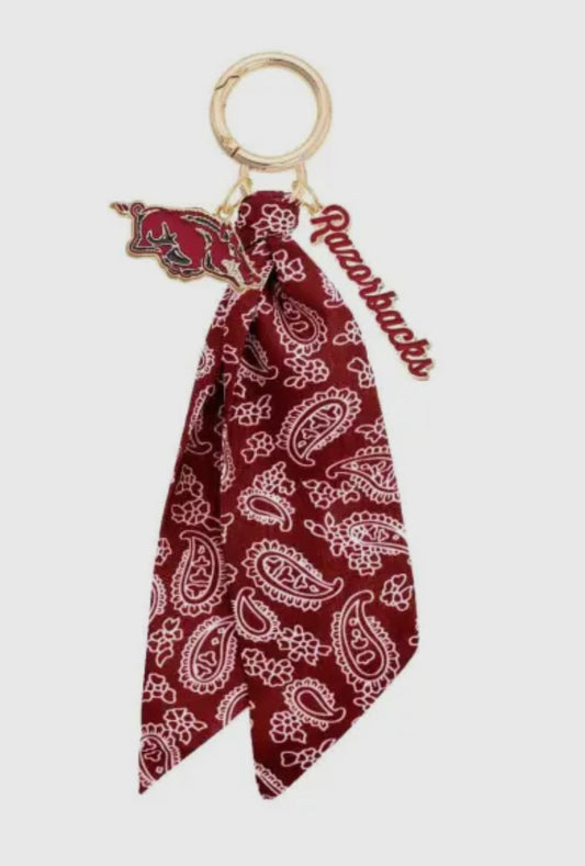 Collegiate Bandana Bag Charm