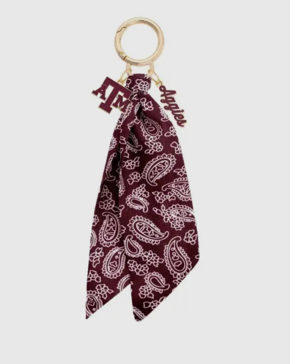 Collegiate Bandana Bag Charm