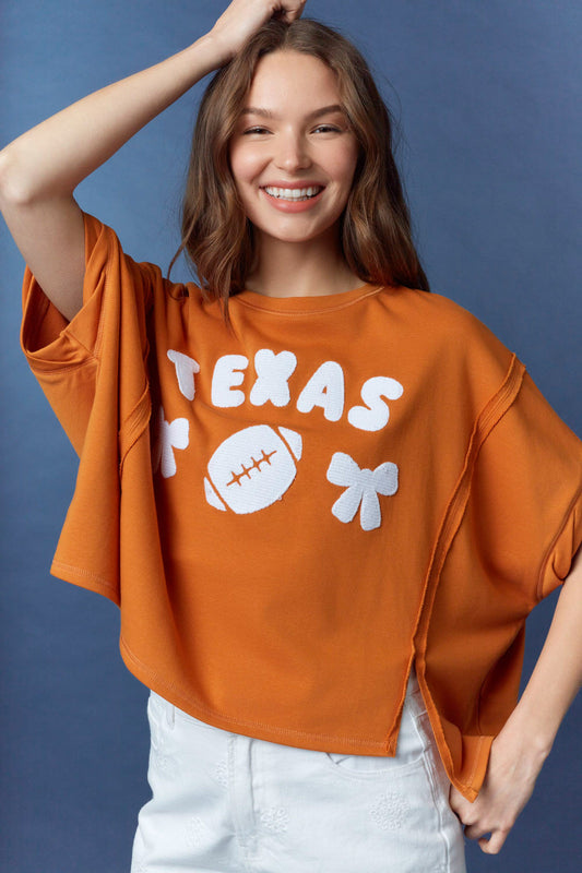 Texas Hold ‘Em Cropped Crochet Tee