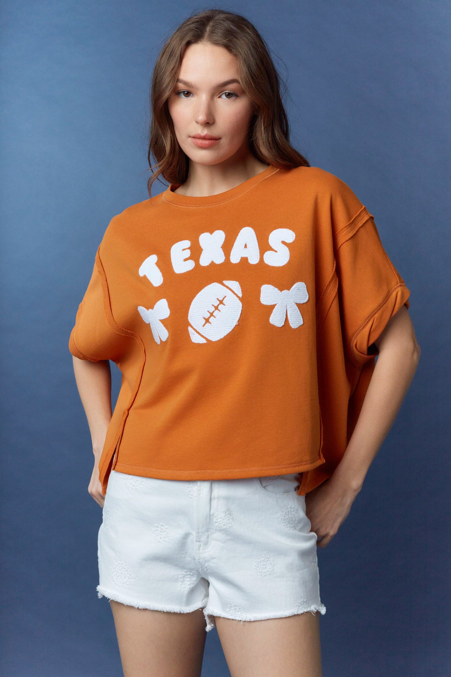 Texas Hold ‘Em Cropped Crochet Tee