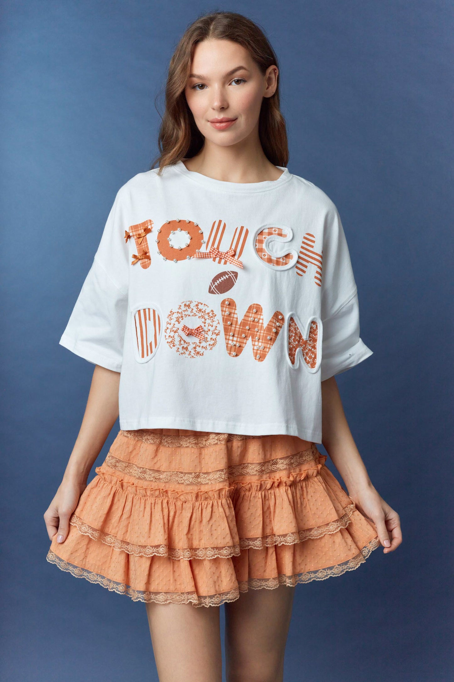 Touch Down Terry Crop