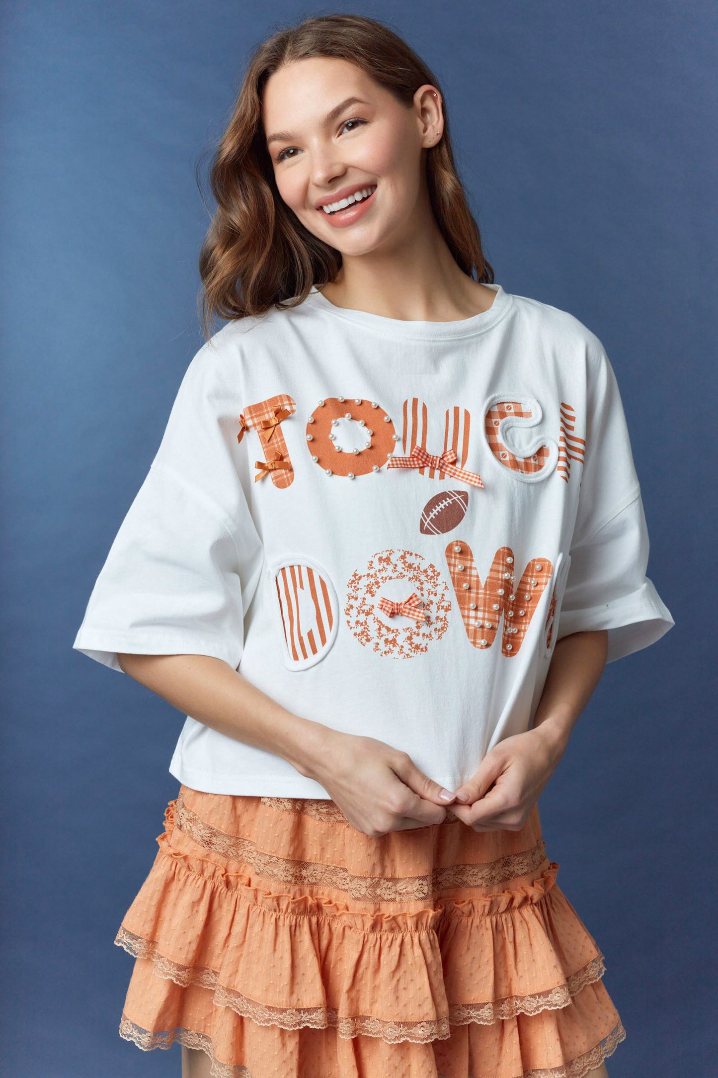 Touch Down Terry Crop