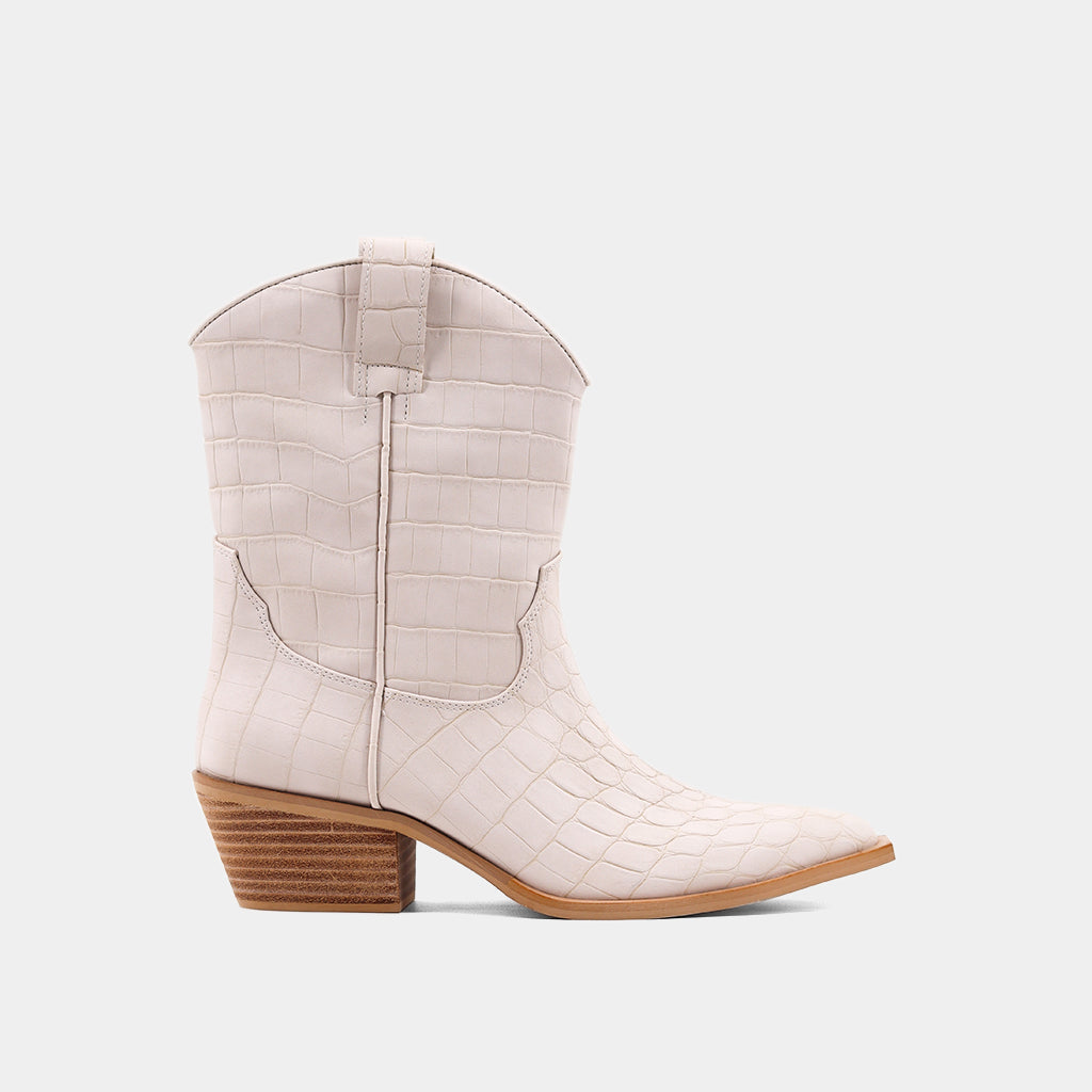 ShuShop Taupe Croco Boots