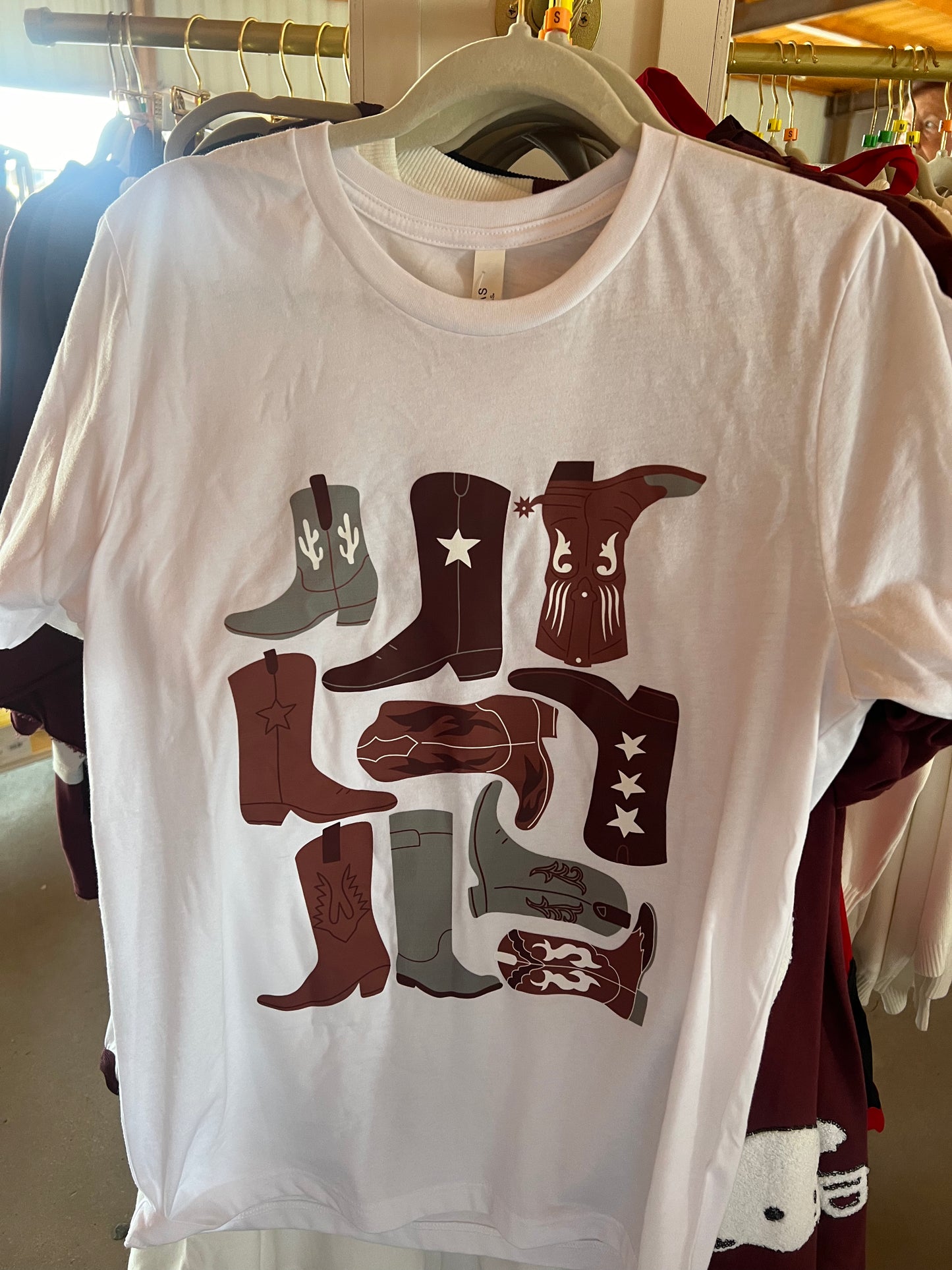 Boot Collage Shirt