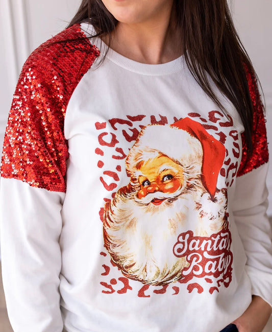 SG Sequin Santa Shirt