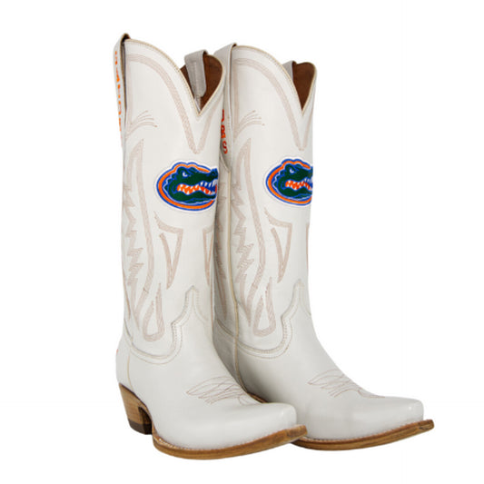 Game Day Western Ivory Boots - Florida Gators