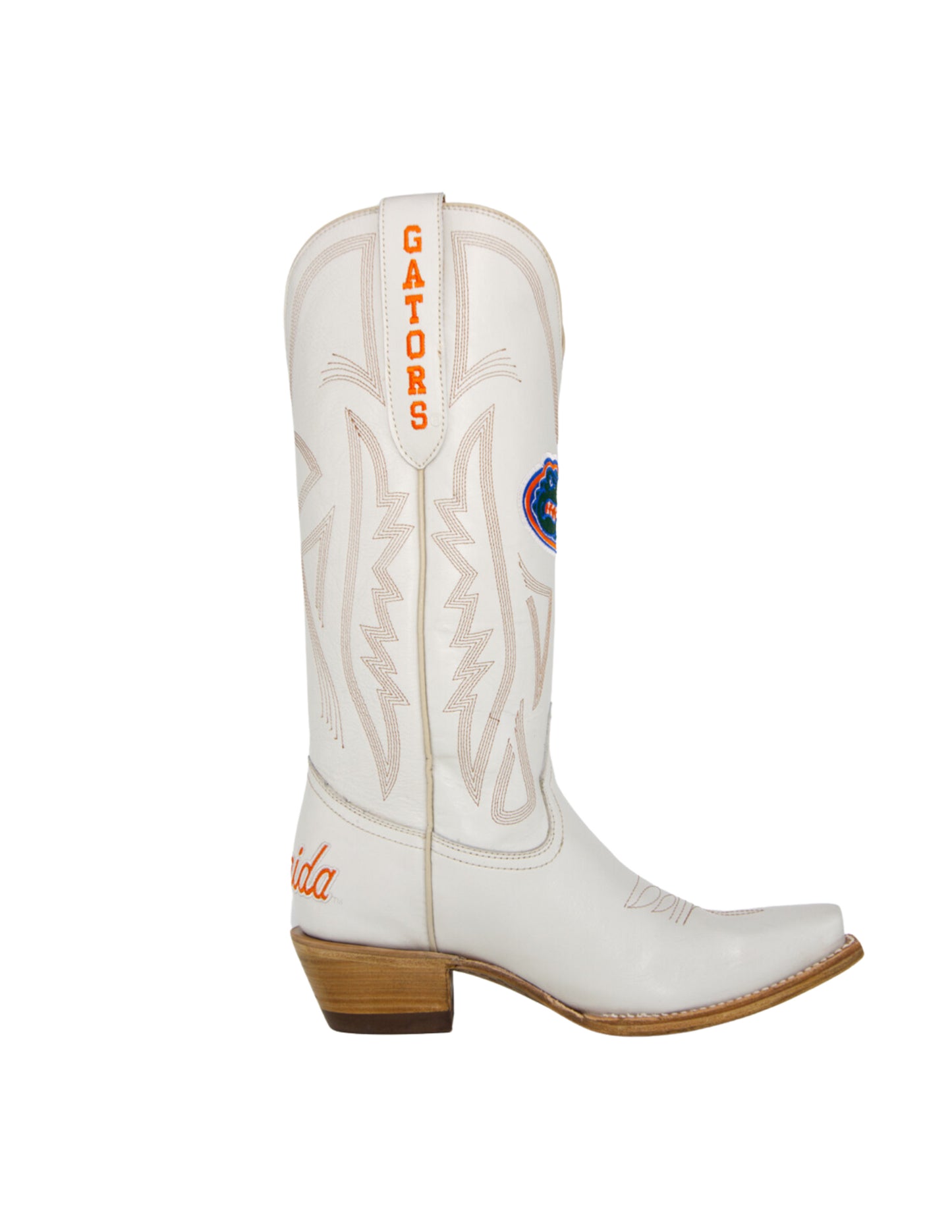 Game Day Western Ivory Boots - Florida Gators