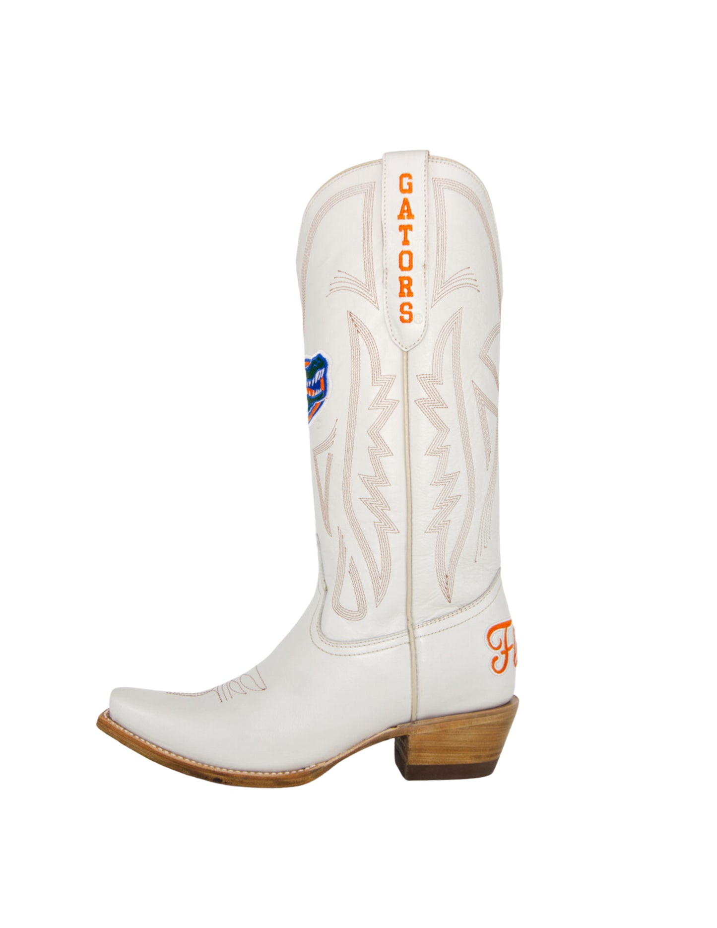 Game Day Western Ivory Boots - Florida Gators