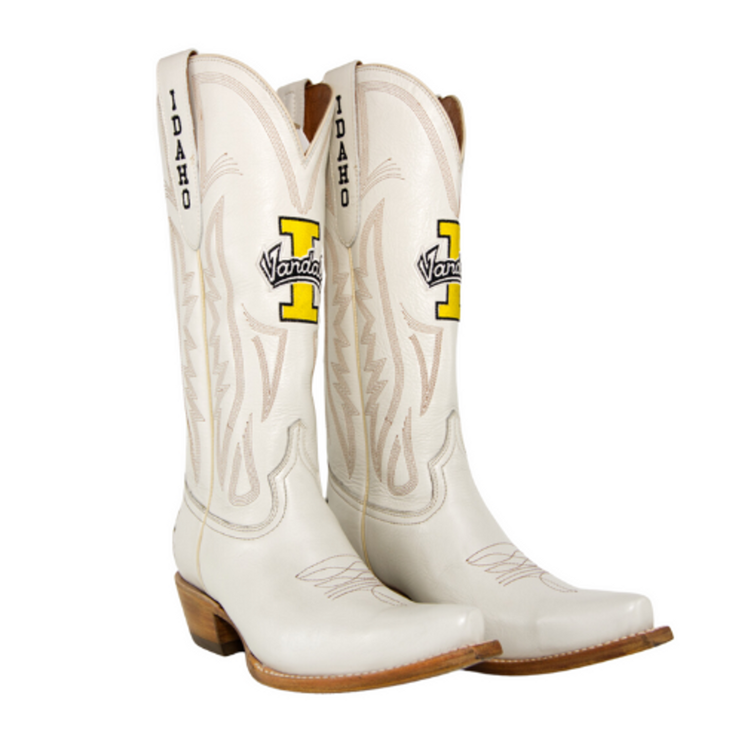 Game Day Western Ivory Boots - Idaho Vandals