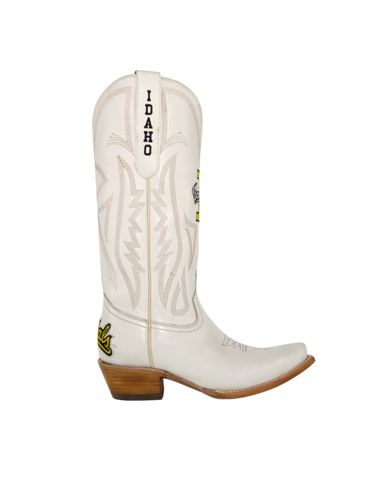 Game Day Western Ivory Boots - Idaho Vandals