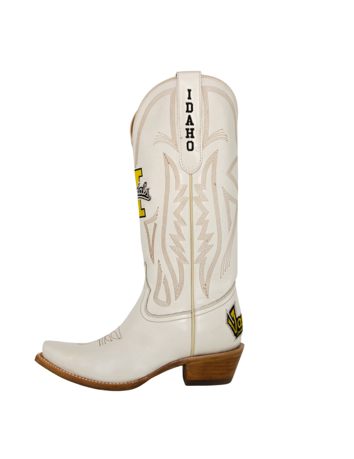 Game Day Western Ivory Boots - Idaho Vandals