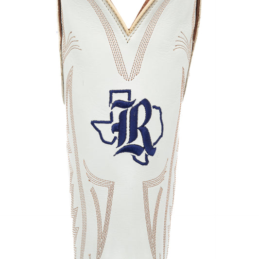 Game Day Western Ivory Boots - Rice Owls