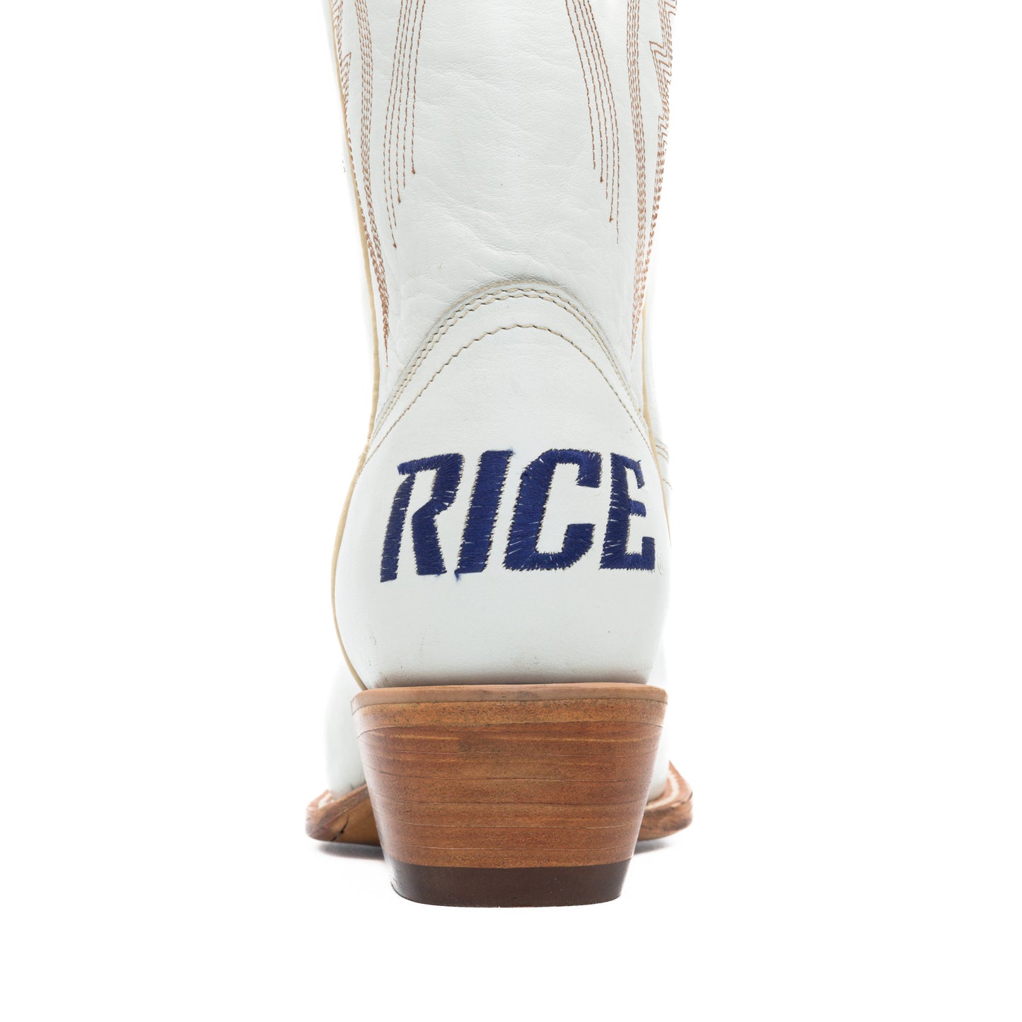 Game Day Western Ivory Boots - Rice Owls
