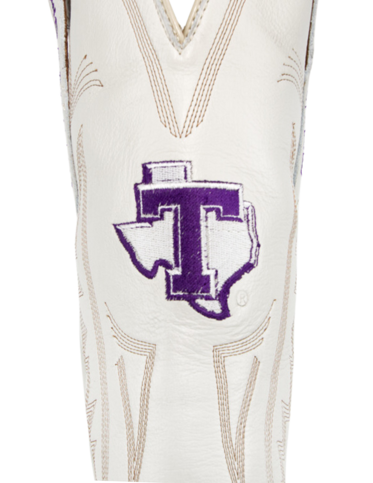 Game Day Western Ivory Boots - Tarleton State Texans