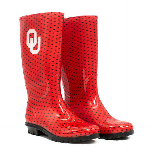 Game Day  Women’s Rain Boots -  Oklahoma Sooners
