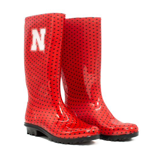 Game Day  Women’s Rain Boots -  Nebraska Cornhuskers