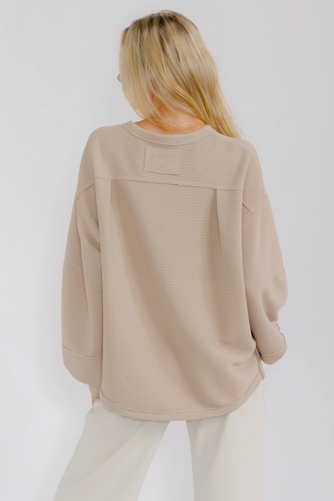 Ophelia Oversized Scoop Neck Top