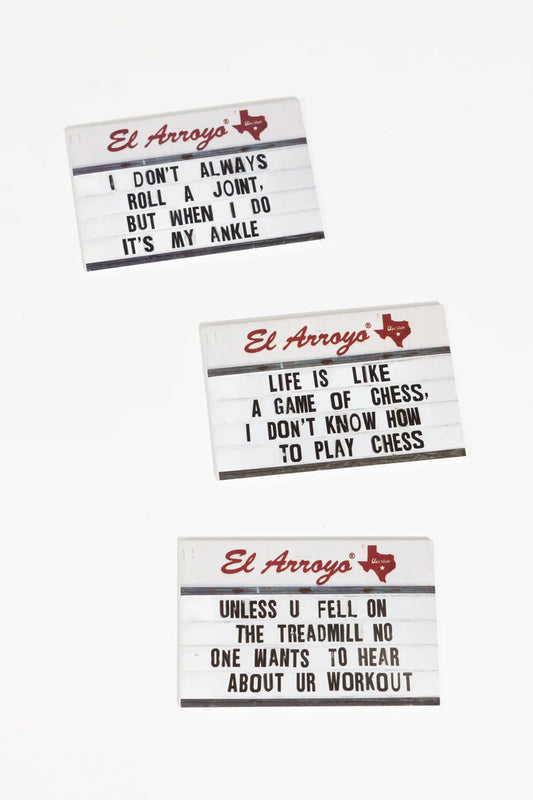 EL A Magnet Set