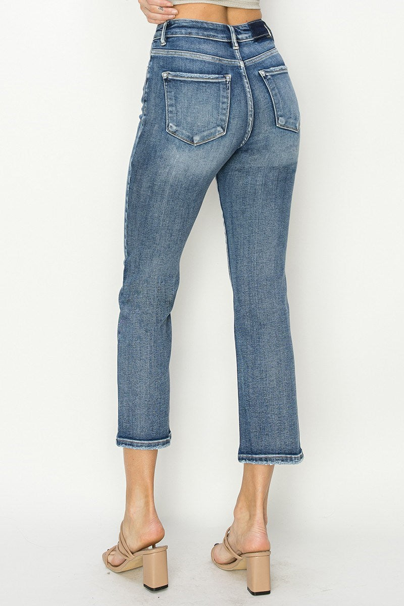 RJ Medium High Rise Crop Jeans