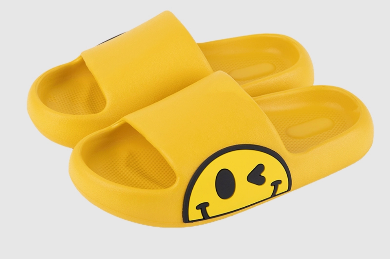 Winky Face Rubber Slippers