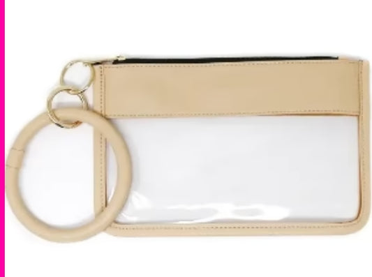 Clear Wristlet Clutch