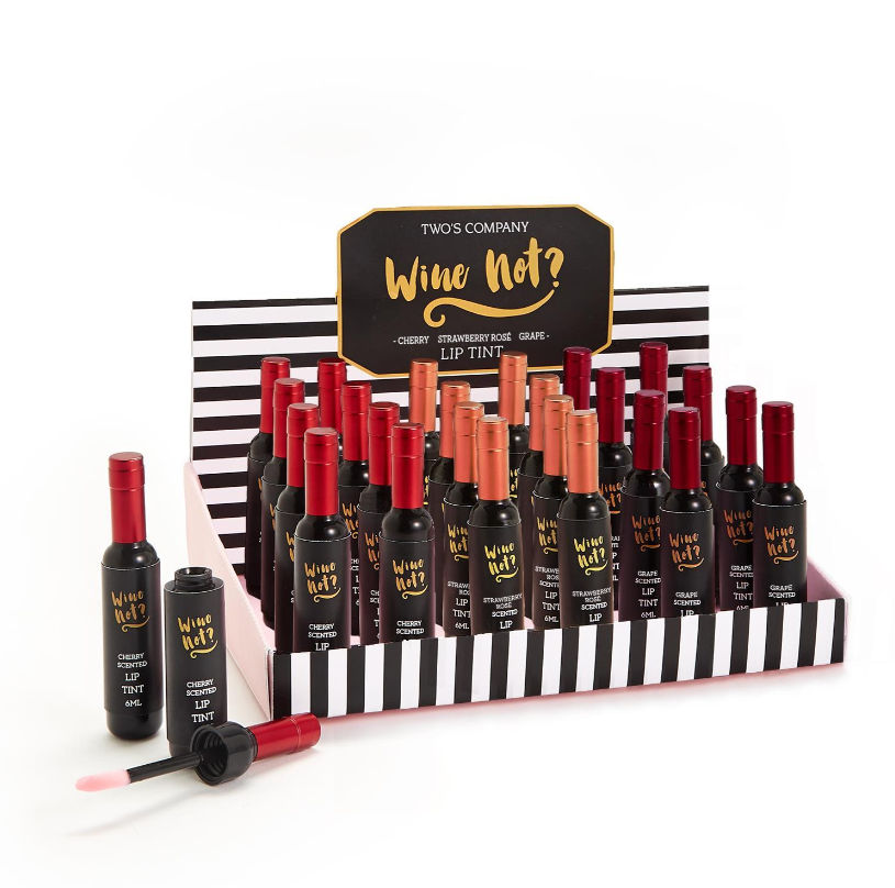 Wine Bottle Lip Gloss - Two's Company