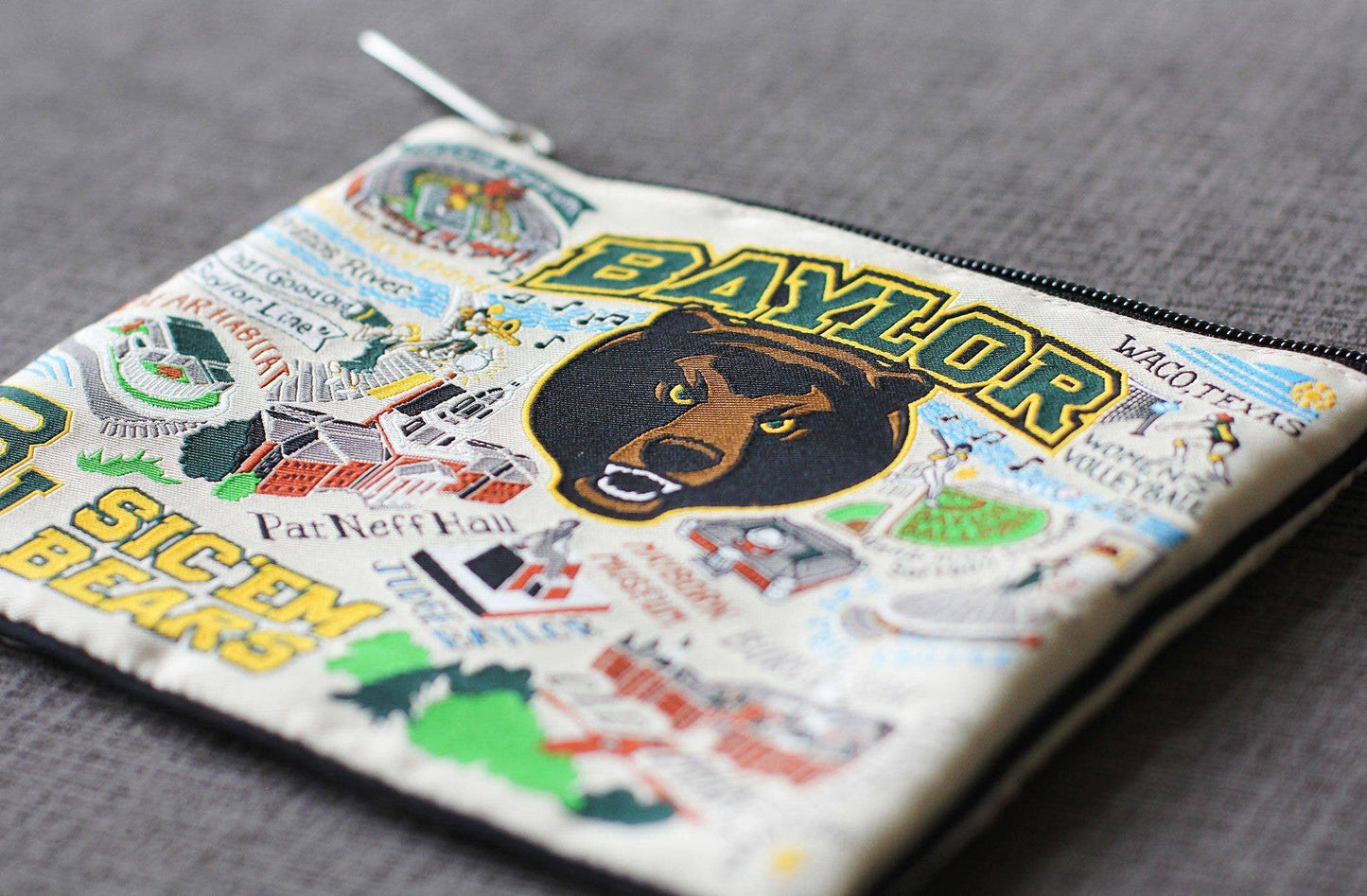 Baylor University Collegiate Zip Pouch