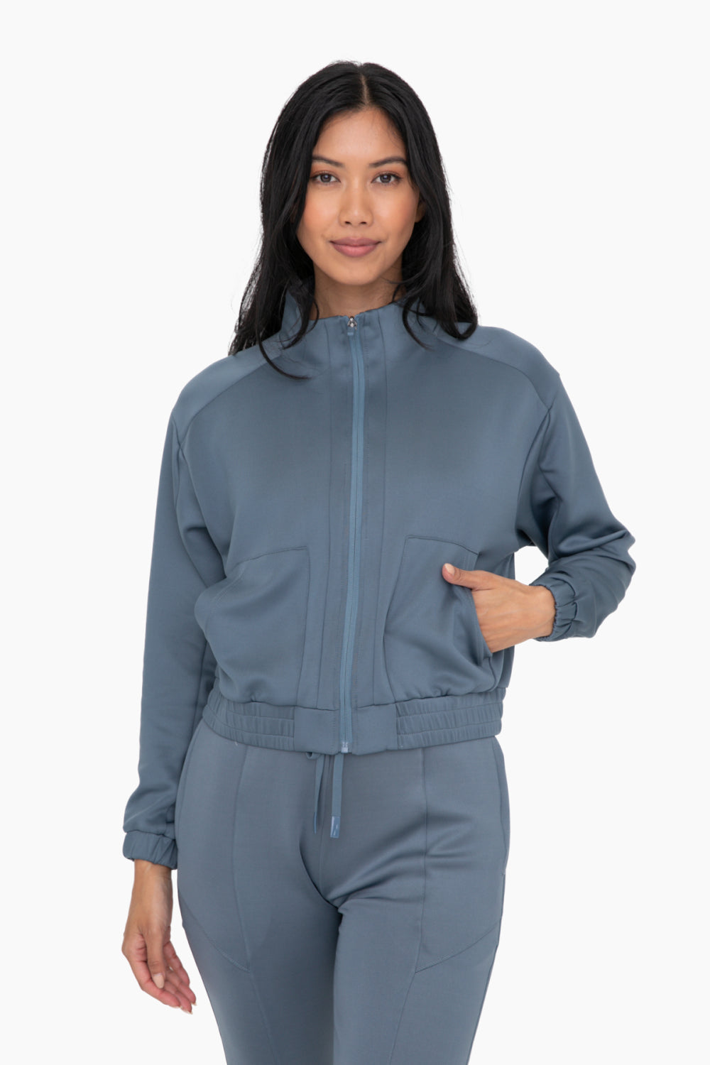 MB Mock Neck Zip-Up Active Jacket