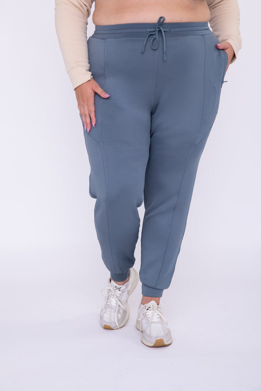 MB Blue Cuffed Joggers