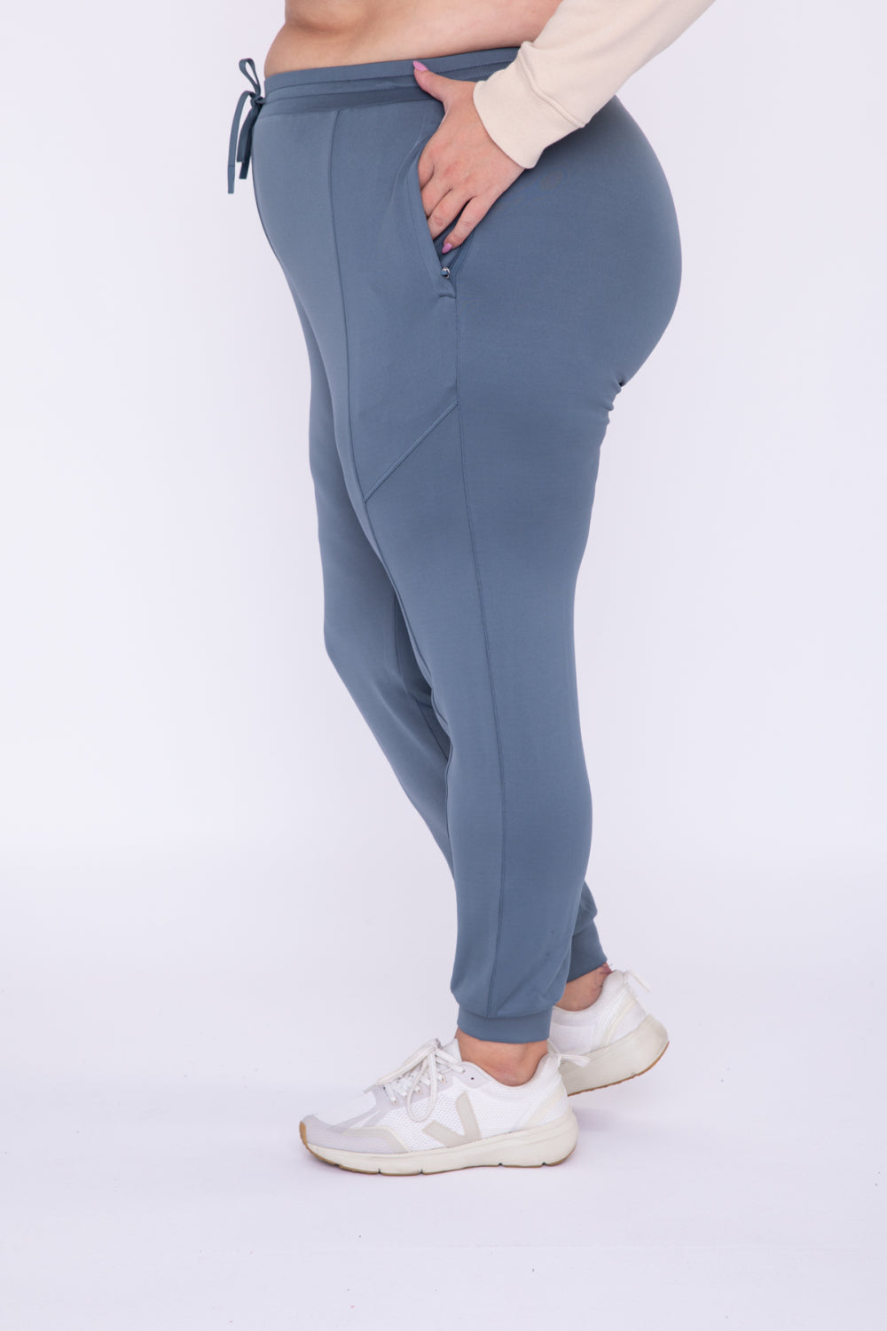 MB Blue Cuffed Joggers