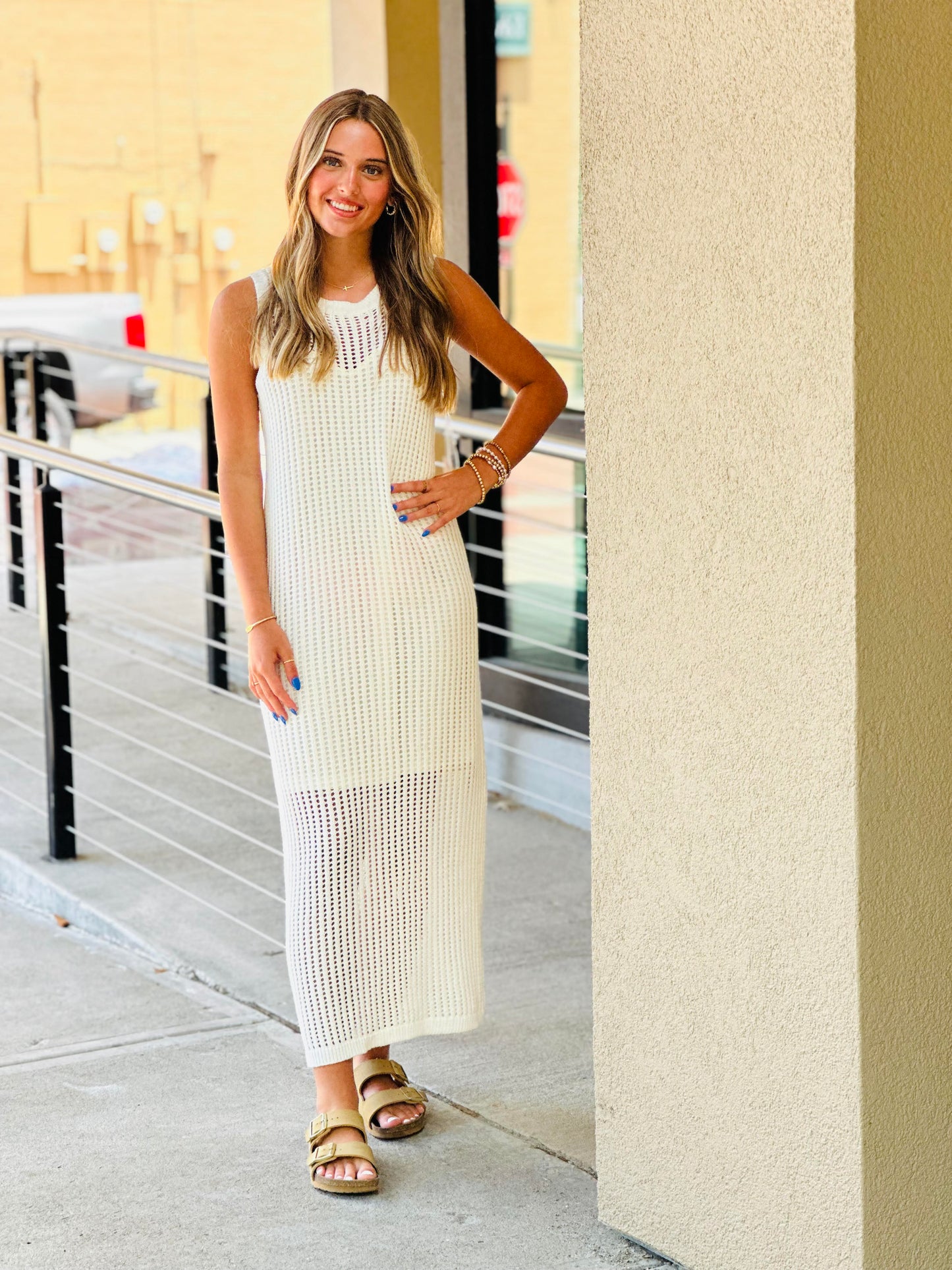 Entro White Beach Day Dress