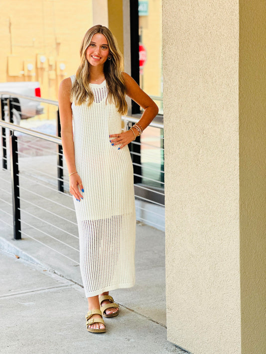 Entro White Beach Day Dress