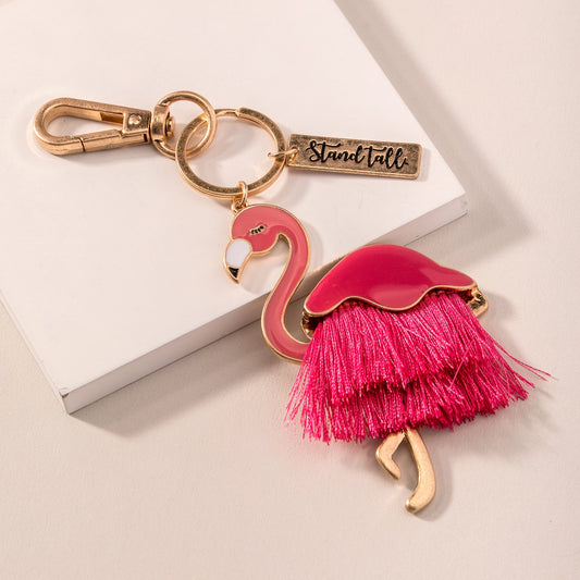 Kids Flamingo Key Chain