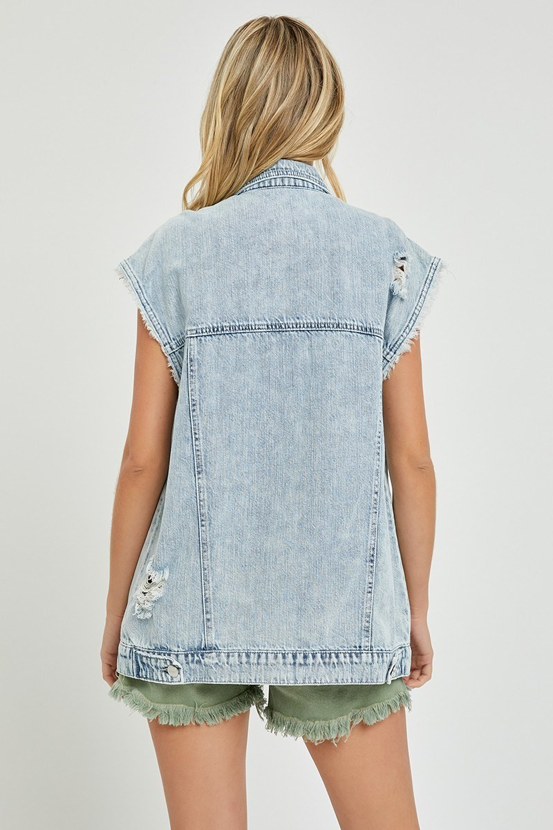 RJ OVERSIZED DENIM VEST